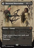 Decorum Dissertation (Borderless) (SOS-292) - Secrets of Strixhaven Foil