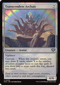 Transcendent Archaic (SOS-005) - Secrets of Strixhaven