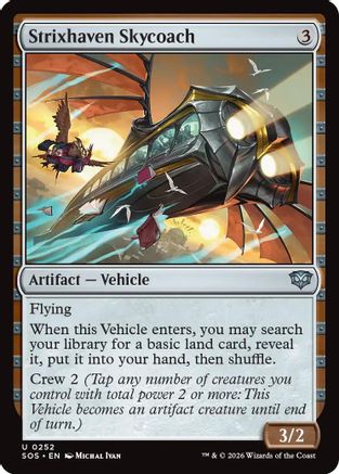 Strixhaven Skycoach (SOS-252) - Secrets of Strixhaven Foil