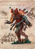 Magmablood Archaic Art Card (ASSOS-031) - Art Series: Secrets of Strixhaven