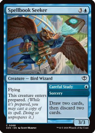 Spellbook Seeker (SOS-068) - Secrets of Strixhaven Foil