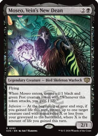 Moseo, Vein's New Dean (SOS-091) - Secrets of Strixhaven Foil