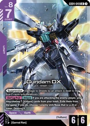 Gundam DX (GD04-049) - Phantom Aria Holofoil