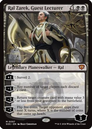 Ral Zarek, Guest Lecturer (PPSOS-097) - Promo Pack: Secrets of Strixhaven
