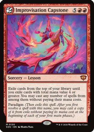 Improvisation Capstone (PPSOS-120) - Promo Pack: Secrets of Strixhaven