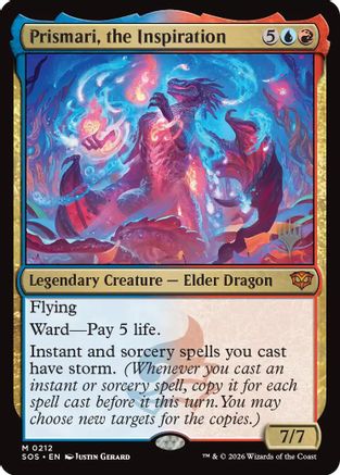 Prismari, the Inspiration (PPSOS-212) - Promo Pack: Secrets of Strixhaven Foil