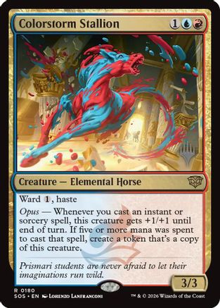 Colorstorm Stallion (PPSOS-180) - Promo Pack: Secrets of Strixhaven