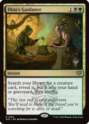 Dina's Guidance (PPSOS-184) - Promo Pack: Secrets of Strixhaven Foil