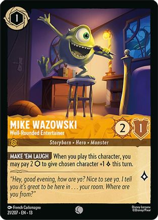 Mike Wazowski - Well-Rounded Entertainer (21/207) - Attack of the Vine