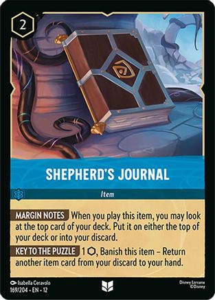 Shepherd's Journal (169/204) - Wilds Unknown Cold Foil