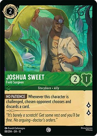 Joshua Sweet - Field Surgeon (88/204) - Wilds Unknown Cold Foil