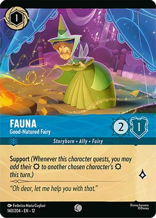 Fauna - Good-Natured Fairy (Foil) (140/204) - Wilds Unknown Cold Foil