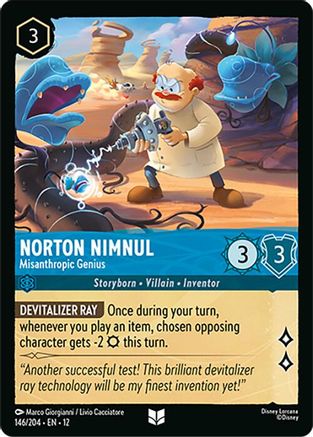 Norton Nimnul - Misanthropic Genius (146/204) - Wilds Unknown Cold Foil