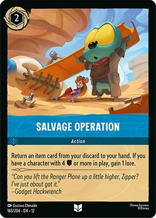 Salvage Operation (165/204) - Wilds Unknown Cold Foil