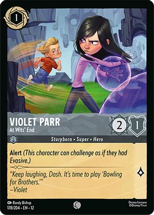 Violet Parr - At Wits' End (178/204) - Wilds Unknown Cold Foil