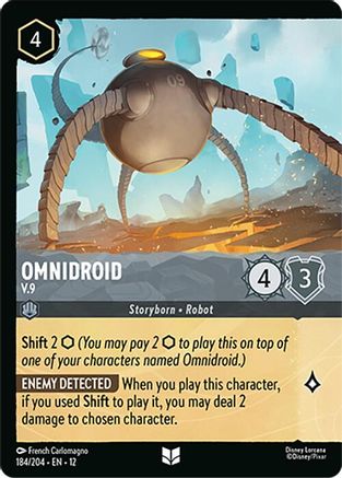Omnidroid - V.9 (Foil) (184/204) - Wilds Unknown Cold Foil