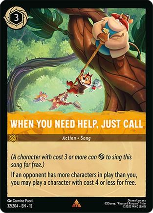 When You Need Help, Just Call (32/204) - Wilds Unknown Cold Foil