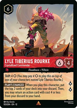 Lyle Tiberius Rourke - Crystallized Commander (103/204) - Wilds Unknown