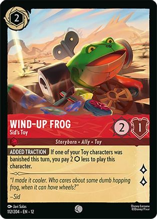 Wind-Up Frog - Sid's Toy (112/204) - Wilds Unknown Cold Foil