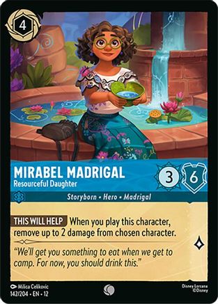 Mirabel Madrigal - Resourceful Daughter (142/204) - Wilds Unknown Cold Foil