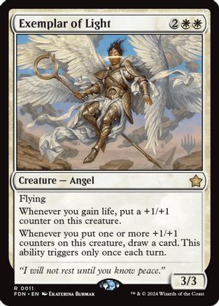 Exemplar of Light (PPSOS-011) - Promo Pack: Secrets of Strixhaven