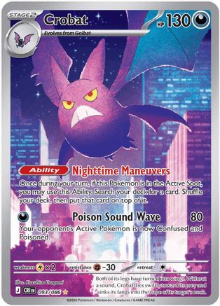 Crobat 093/086 - ME04 Chaos Rising Holofoil
