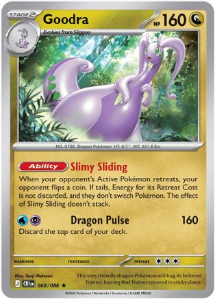 Goodra 068/null - ME04 Chaos Rising Reverse Holofoil