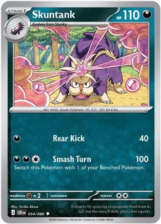 Skuntank 054/null - ME04 Chaos Rising Reverse Holofoil