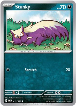 Stunky 053/null - ME04 Chaos Rising Reverse Holofoil