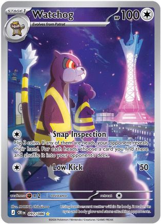 Watchog 097/086 - ME04 Chaos Rising Holofoil