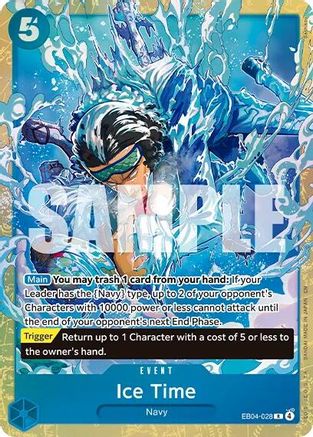 Ice Time (Premium Card Collection -Best Selection Vol. 6-) (EB04-028) - One Piece Promotion Cards Foil