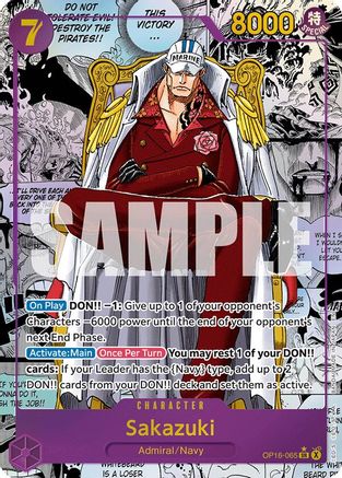 Sakazuki (Manga) (OP16-065) - The Time of Battle Foil