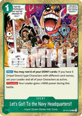 Let's Go!! To the Navy Headquarters.. (OP16-038) - The Time of Battle Foil