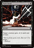 Dark Deed (MSH-093) - Marvel Super Heroes