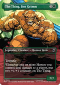 The Thing, Ben Grimm (Borderless) (MSH-322) - Marvel Super Heroes Foil