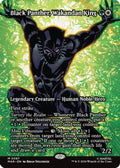 Black Panther, Wakandan King (Borderless) (MAR-087) - Marvel Universe Eternal-Legal Foil