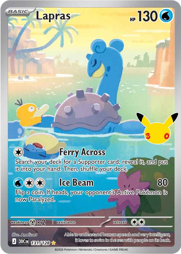 Lapras (131/128) [Mega Evolution: 30th Celebration]
