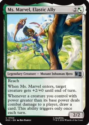 Ms. Marvel, Elastic Ally (MSH-744) - Marvel Super Heroes
