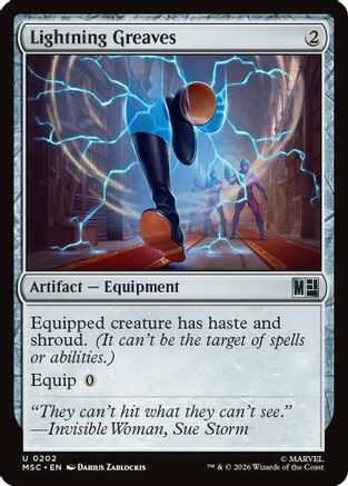 Lightning Greaves (MSC-202) - Commander: Marvel Super Heroes