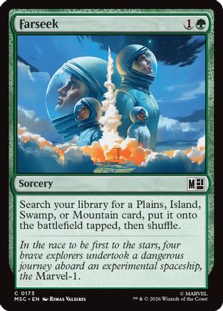 Farseek (0173) (Surge Foil) (MSC-173) - Commander: Marvel Super Heroes Foil
