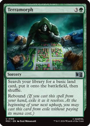 Terramorph (Surge Foil) (MSC-180) - Commander: Marvel Super Heroes Foil