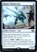 Simian Simulacrum (PRE-205S) - The Brothers' War Promos Foil