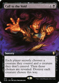 Call to the Void (CLB-572) - Commander Legends: Battle for Baldur's Gate: (Extended Art) Foil