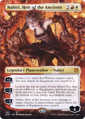 Nahiri, Heir of the Ancients (ZNR-282) - Zendikar Rising (Borderless) Foil