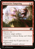Destructive Tampering (J22-521) - Jumpstart 2022