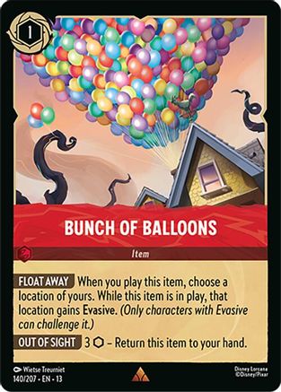 Bunch of Balloons (140/204) - Attack of the Vine Cold Foil