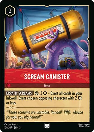 Scream Canister (139/204) - Attack of the Vine Cold Foil