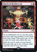 March of Reckless Joy (PRE-154S) - Kamigawa: Neon Dynasty Promos Foil