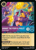 Winnie the Pooh & Piglet - Hunny Mages (62/204) - Attack of the Vine Cold Foil