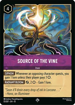 Source of the Vine (72/204) - Attack of the Vine Cold Foil
